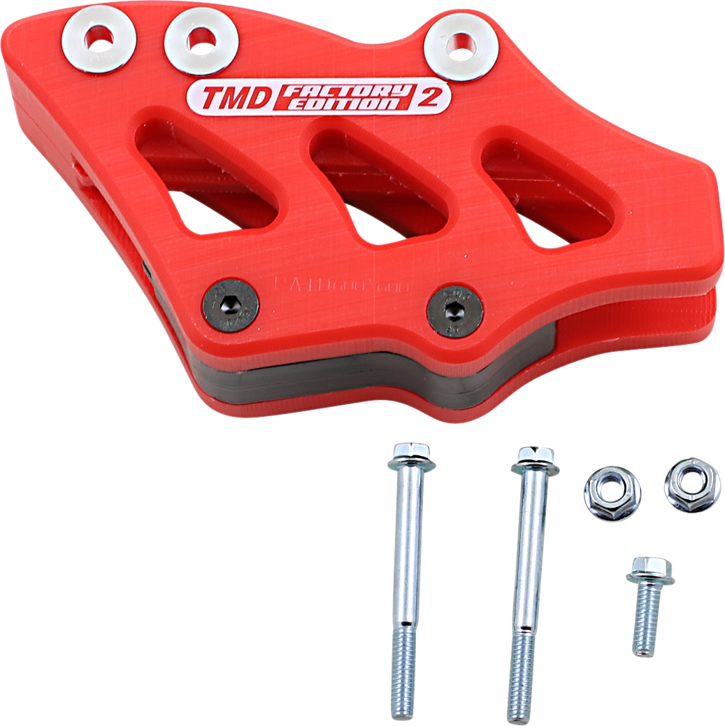 T.M. DESIGNWORKS Chain Guide - Honda - Red RCG-CR4-RD