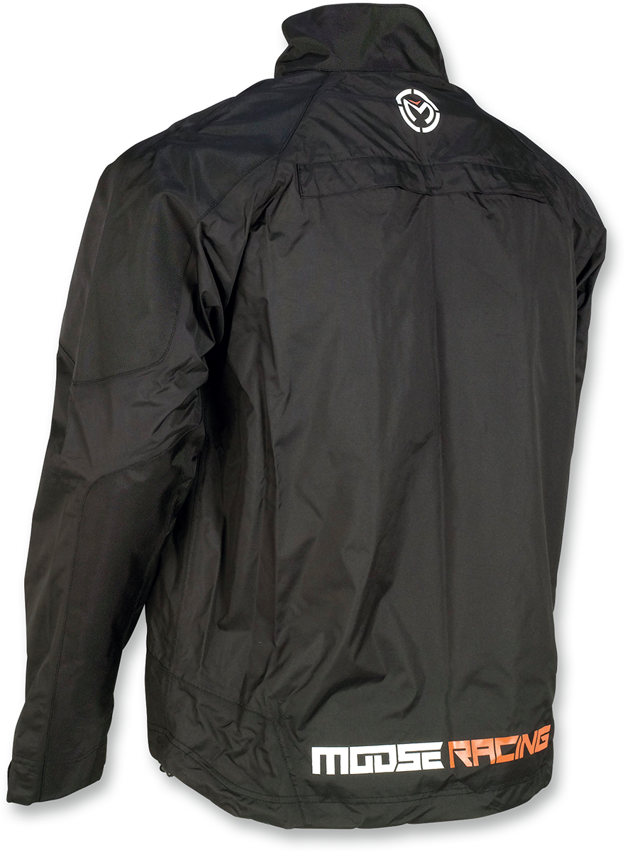 MOOSE RACING Youth XC1 Rain Jacket - Black - 10 2922-0068