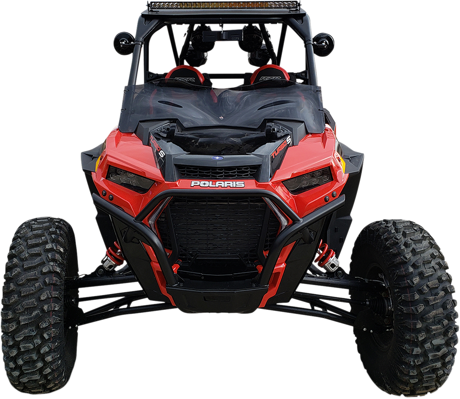 KLOCK WERKS Flare™ Windshield - 9-3/4" - Dark Smoke - RZR KWW-05-0526