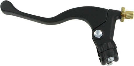 Parts Unlimited Lever Assembly - Left Hand - Shorty - Honda - Black 43-1104l