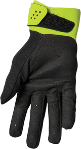 THOR Youth Spectrum Gloves - Black/Fluo Acid - Medium 3332-1620