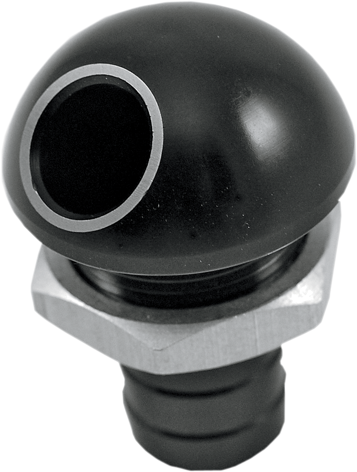 BLOWSION Bilge Fitting - 45 Degree - Black 04-03-1931