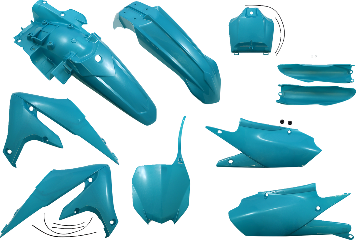 ACERBIS Full Replacement Body Kit - Teal/Metallic 2736357441