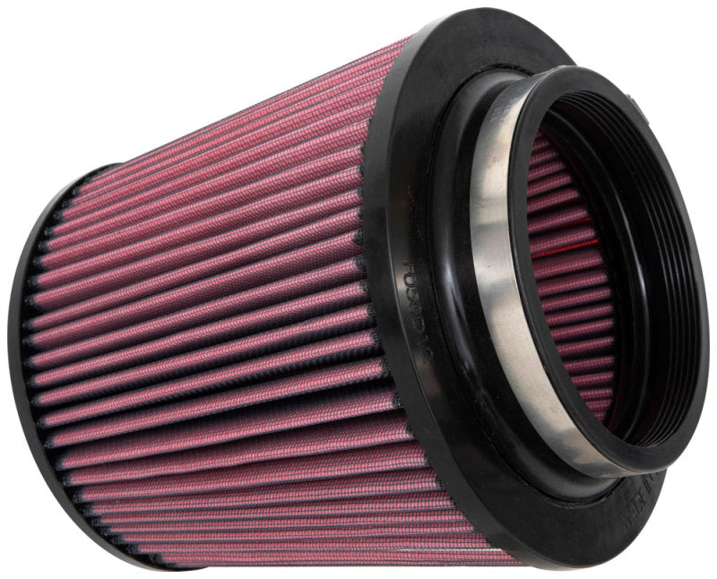 K&N Universal Clamp-On Air Filter 5in Flange ID x 8in Base OD x 6.625in Top OD x 8.625in Height RU-5294