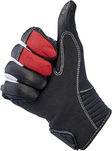 BILTWELL Bridgeport Gloves - Red - Small 1509-0801-302