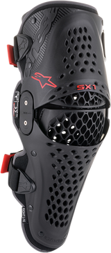 ALPINESTARS SX1 v2 Knee Guards - Black/Red - L/XL 6506321-13L/XL