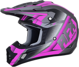 AFX FX-17 Helmet - Force - Frost Gray/Fuchsia - Large 0110-5211