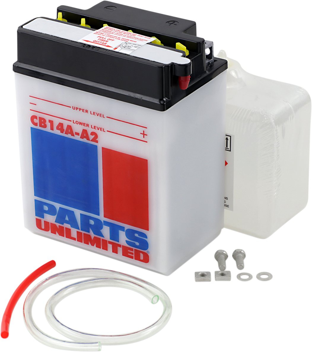 Parts Unlimited Battery - Yb14a-A2 Cb14a-A2-Fp