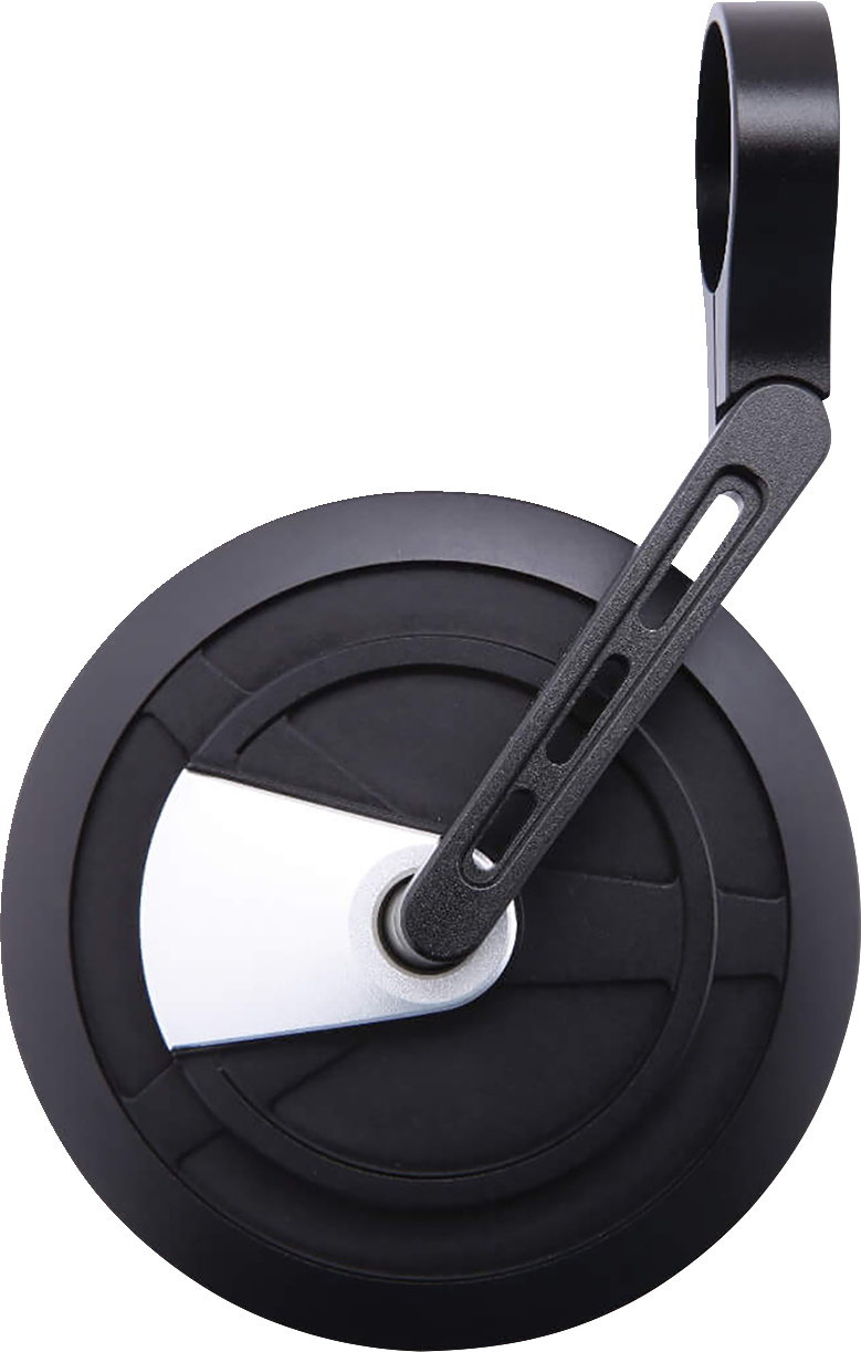 HIGHSIDER Mirror - Enterprise EP1 - Side View - Round - Black/Silver 301-5231