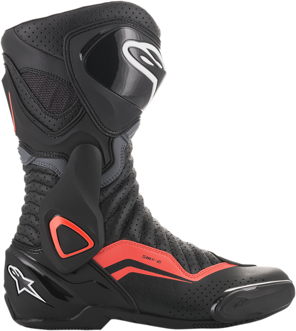 ALPINESTARS SMX-6 v2 Vented Boots - Black/Gray/Blue - US 8 / EU 42 2223017-1178-42