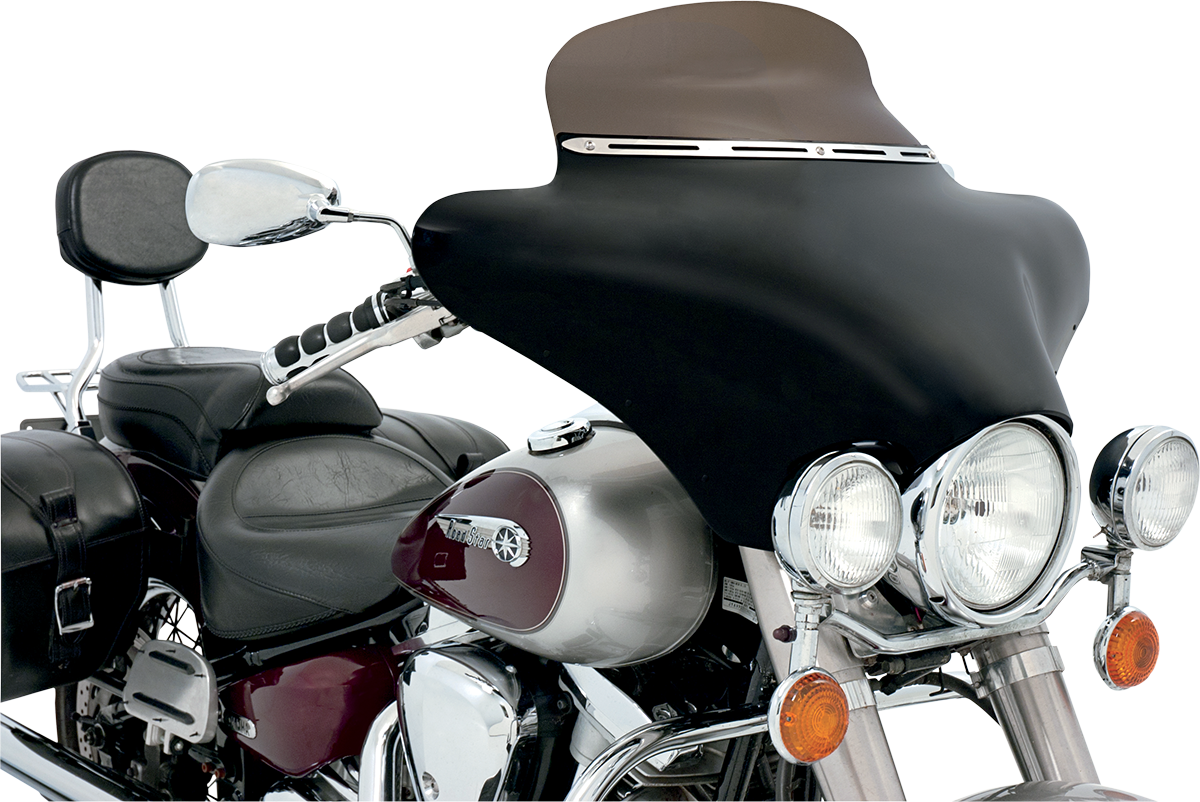 MEMPHIS SHADES Fairing Windshield Trim - Stainless Steel - Slotted - Slim MEM0923