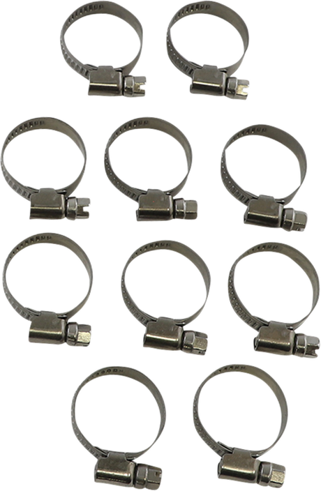 Parts Unlimited Embossed Hose Clamp - 16-27 Mm T03-6254-10