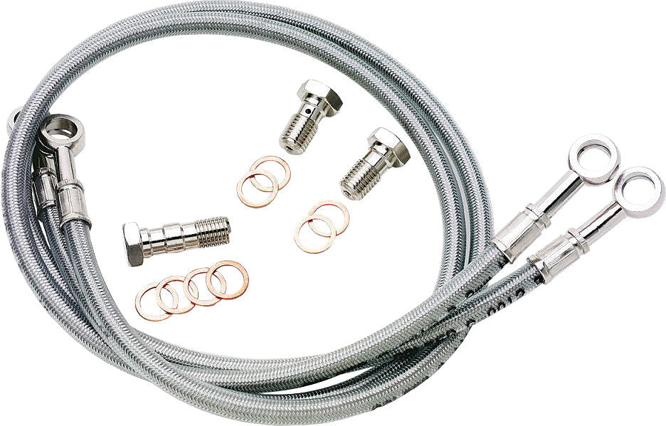 GALFER Brake Line Rear Silver Triumph FK003D676R