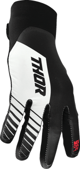 THOR Agile Gloves - Analog - Black/White - 2XL 3330-7650