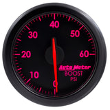 Autometer Airdrive 2-1/6in Boost Gauge 0-60 PSI - Black 9160-T