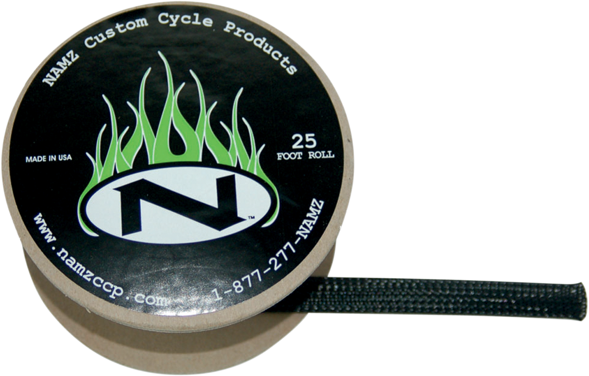 NAMZ Black Wire Cover 1/8" - 25FT - Universal NBFS-2501