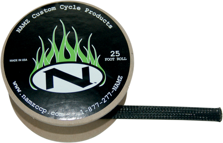 NAMZ Black Wire Cover 1/8" - 25FT - Universal NBFS-2501