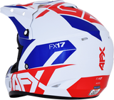 AFX FX-17 Helmet - Aced - Red/White/Blue - Large 0110-6481