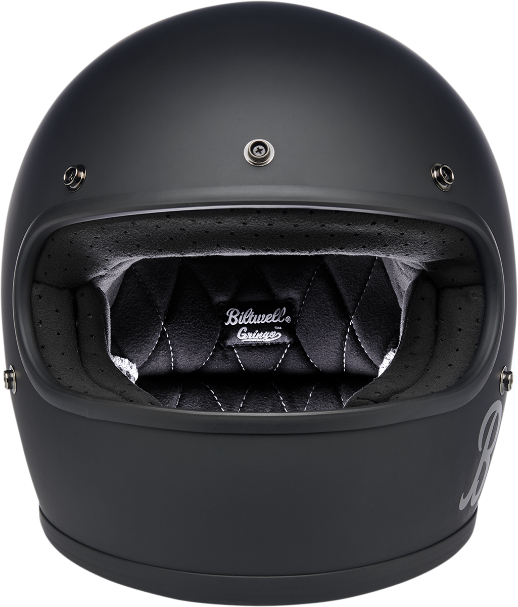 BILTWELL Gringo Helmet - Flat Black Factory - XS 1002-638-101