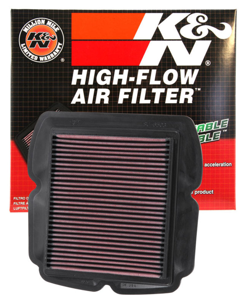 K&N 03-09 Suzuki SV650/S / 03-07 SV1000/S Replacement Air Filter SU-6503