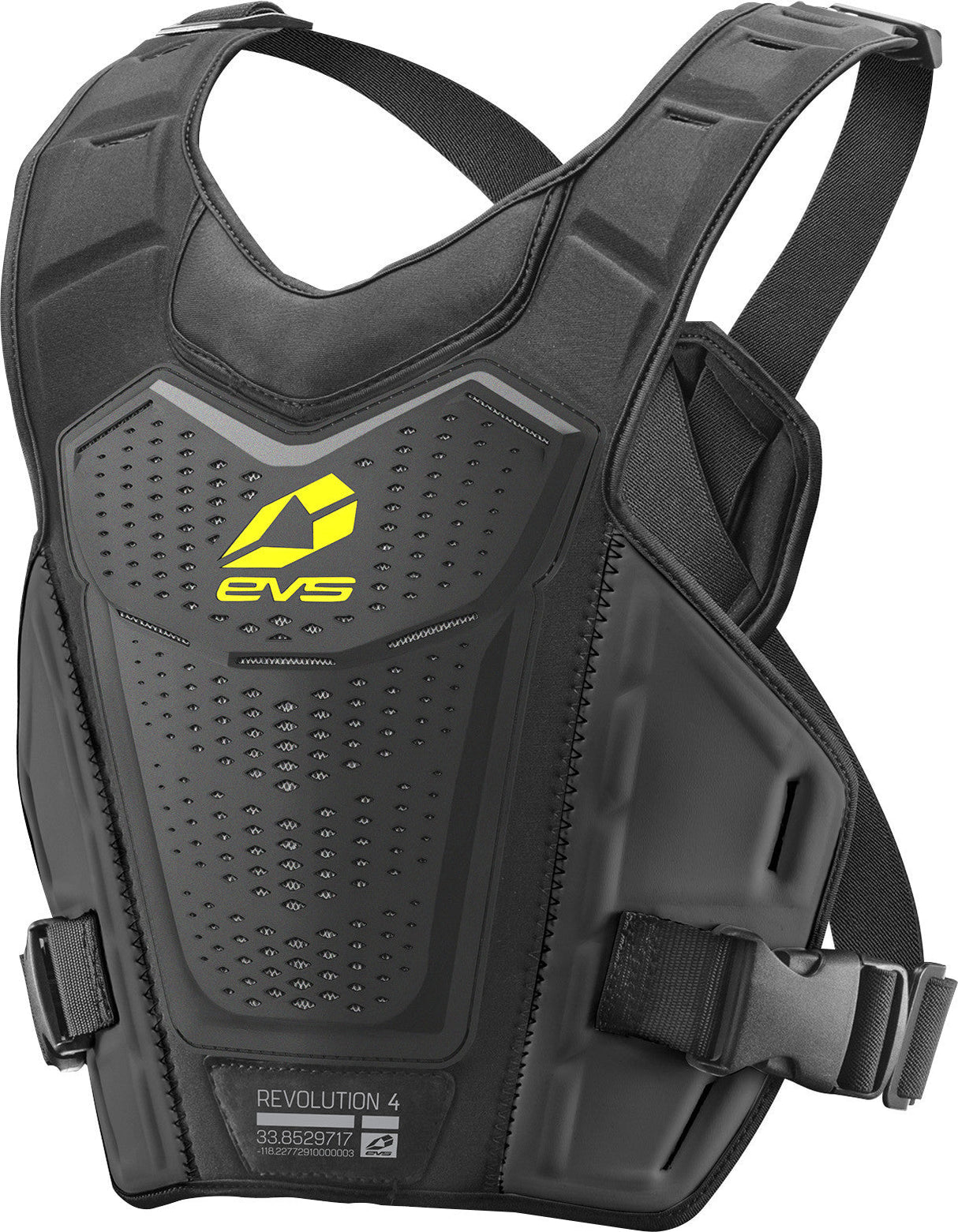 EVS Revo 4 Roost Guard Black Lg/Xl RV4-BK-L/XL