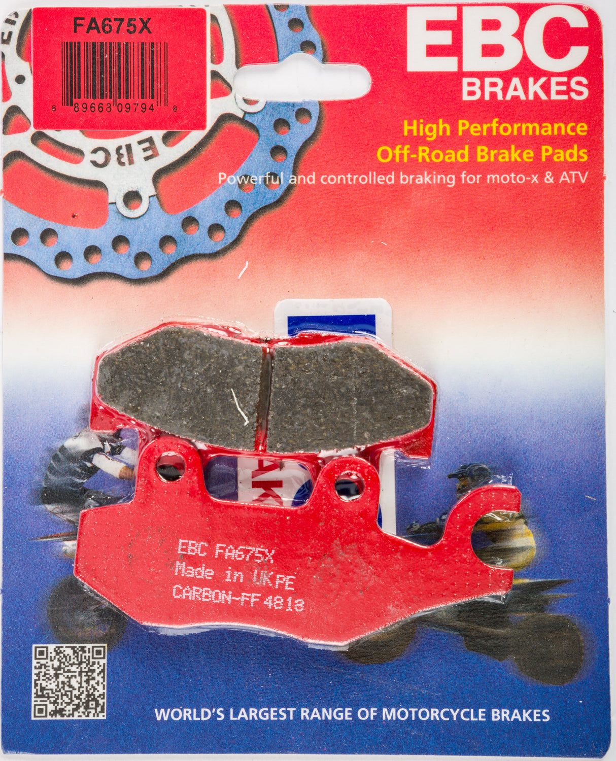 EBC Brake Pads Fa675x Carbon X Series FA675X