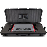 Mishimoto Universal Carbon Fiber Intercooler - Gloss Tanks - 450mm Silver Core - S-Flow - DG V-Band