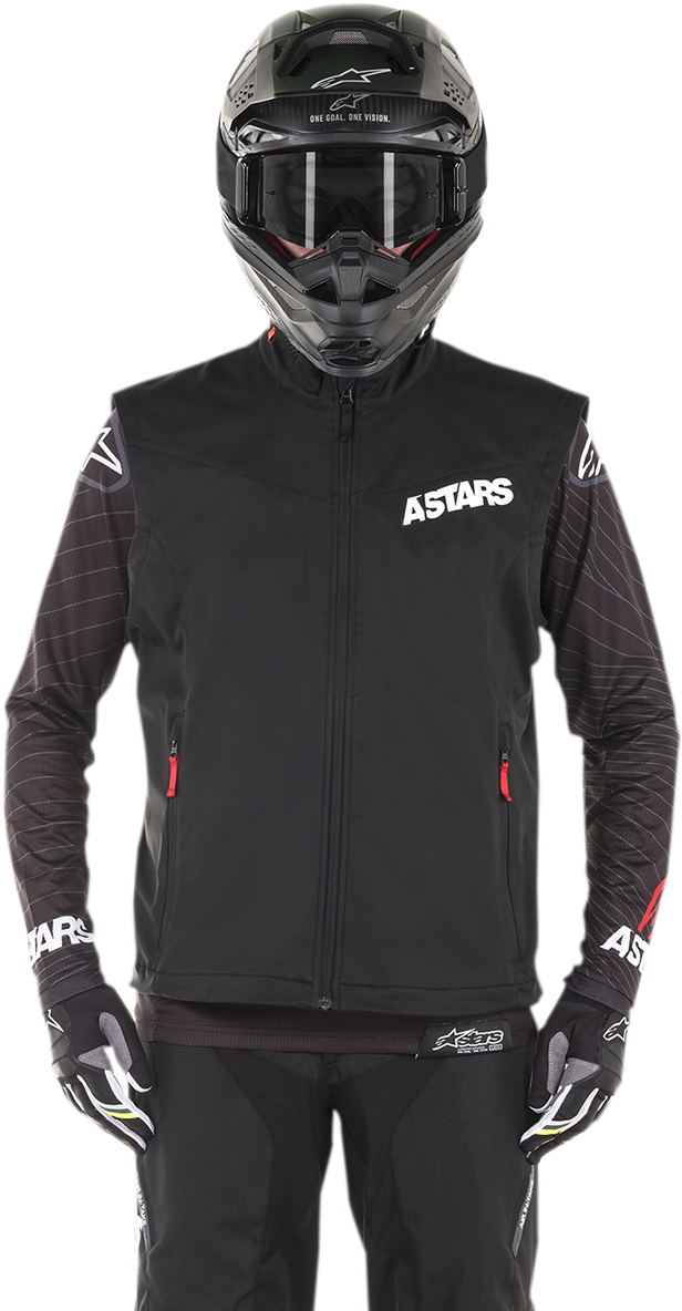 ALPINESTARS Session Race Vest - Black/Red - Large 4753519-13-L