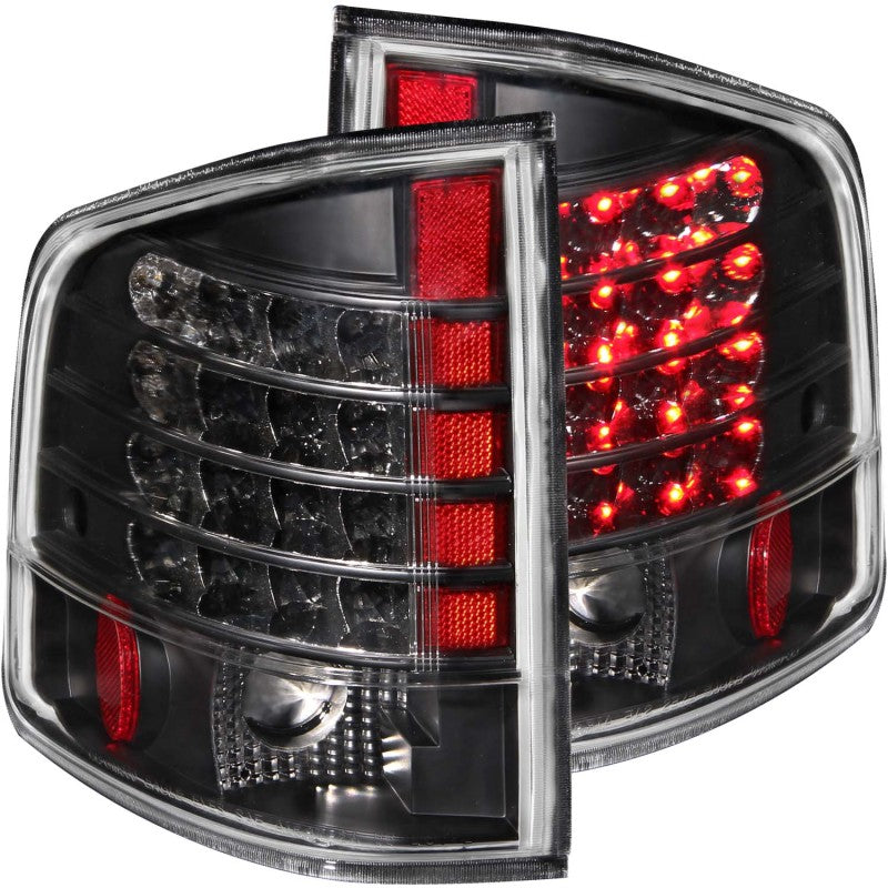 ANZO 1995-2005 Chevrolet S-10 LED Taillights Black 311015