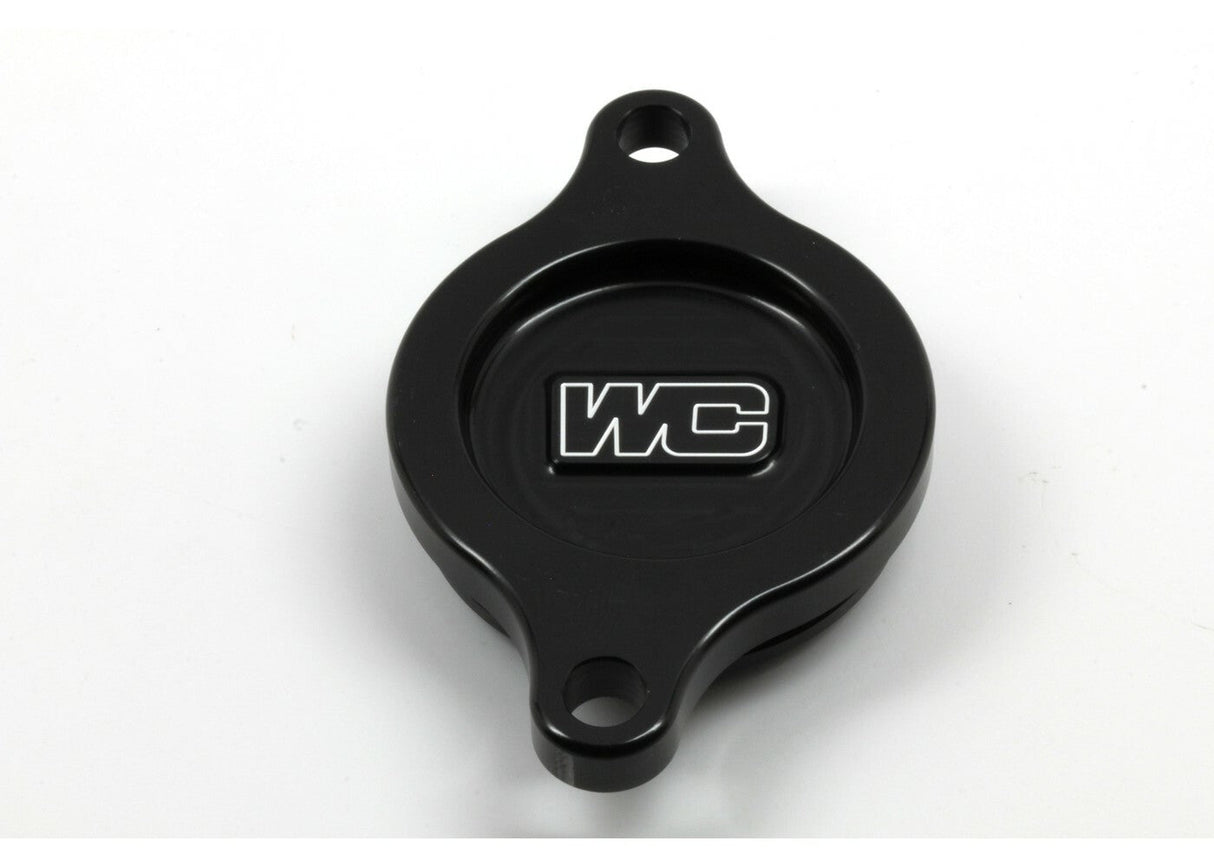 WORKS Oil Filter Cover Black Suz 27-170