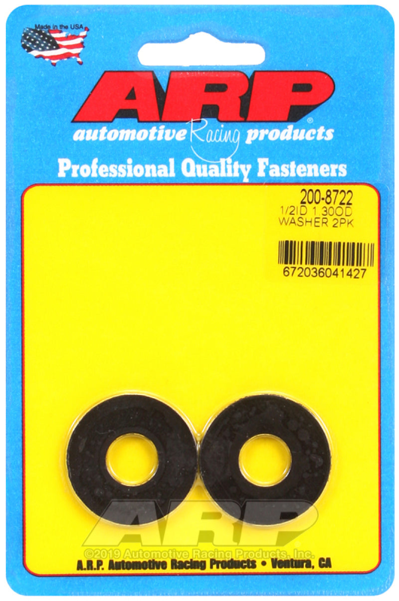 ARP 1/2 ID 1.30 OD Black Oxide Washer Kit (2 Pieces) 200-8722