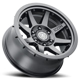 ICON Rebound Pro 17x8.5 5x5 -6mm Offset 4.5in BS 71.5mm Bore Satin Black Wheel 21817857345SB