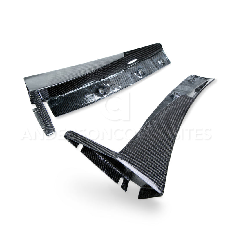 Anderson Composites 14+ Chevrolet Corvette C7 Z06 Front Bumper Canards AC-FL14CHC7-Z6XC