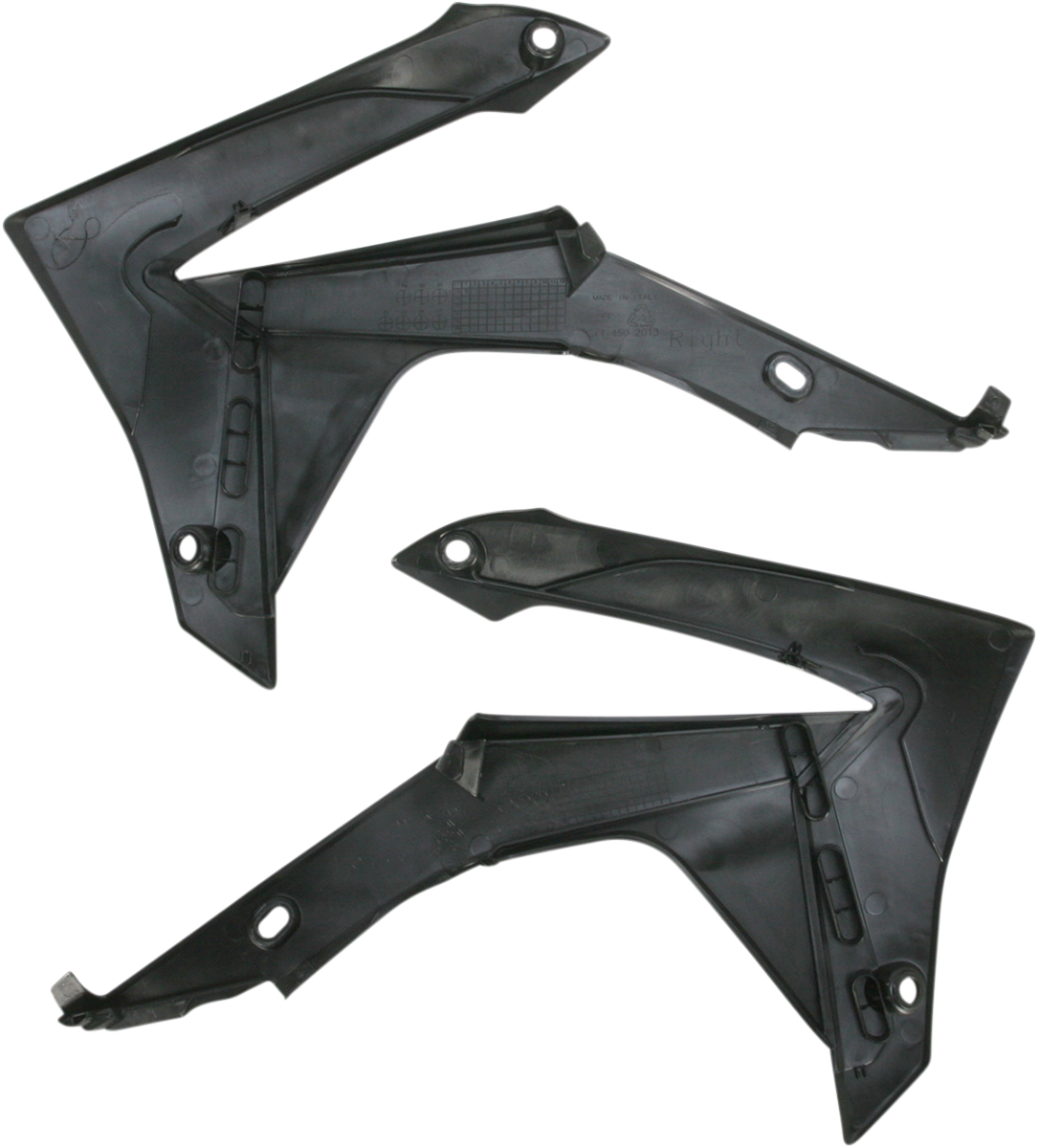 ACERBIS Radiator Shrouds - Black 2314370001