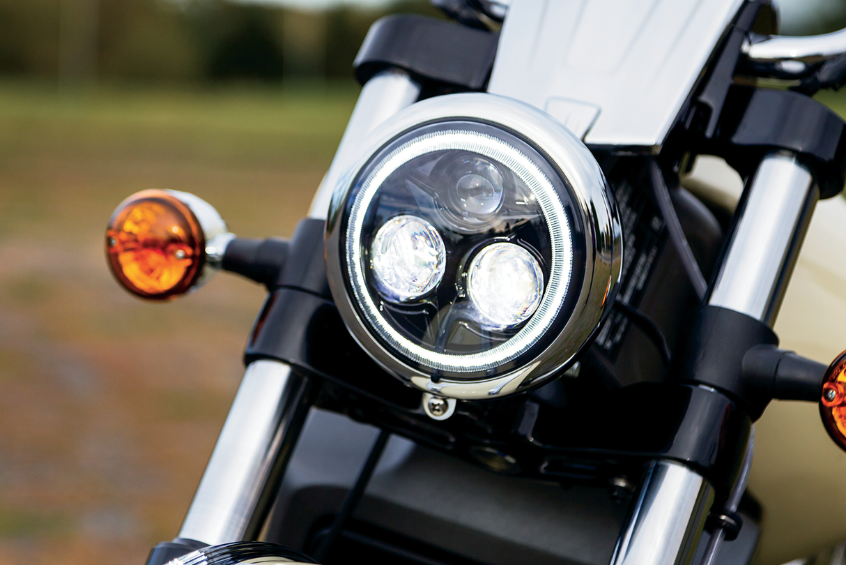 KURYAKYN 5.75" Orbit Vision Headlight with Halo 2462