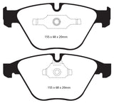 EBC 11+ BMW Z4 3.0 Twin Turbo iS (E89) Redstuff Front Brake Pads DP32006C