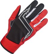 BILTWELL Baja Gloves - Red - Large 1508-0801-304