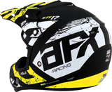 AFX FX-17Y Helmet - Attack - Matte Black/Hi-Vis Yellow - Medium 0111-1415