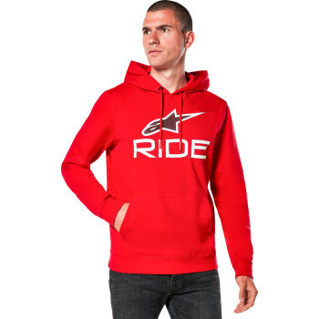 ALPINESTARS Ride 4.0 Hoodie – Rot/Weiß/Schwarz – Größe L 1214-51820-321-L