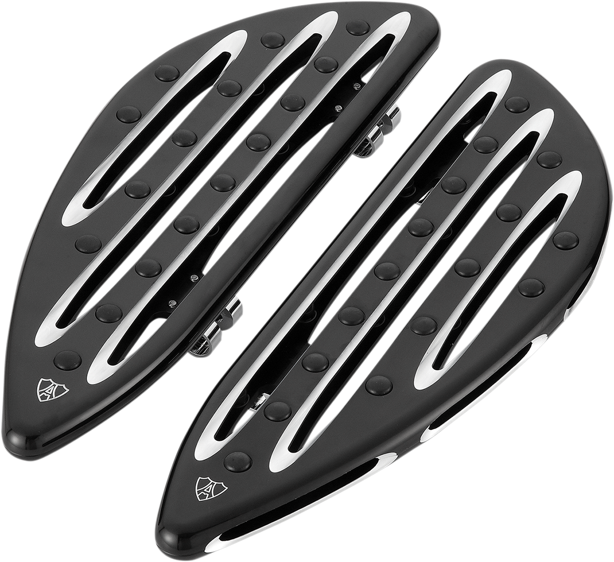 ARLEN NESS Driver Floorboards - Deep Cut - Black 06-833