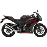 STOMPGRIP Traction Pad Tank Grips - Volcano - Black - CBR300R 55-10-0100B