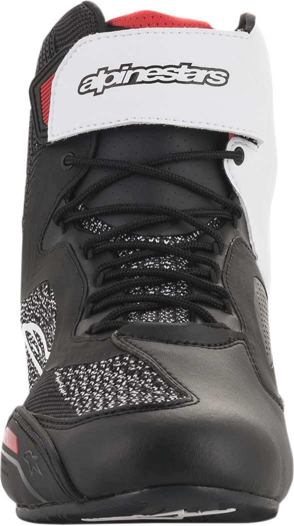 ALPINESTARS Faster-3 Rideknit® Shoes - Black/White/Red - US 13 2510319123-13