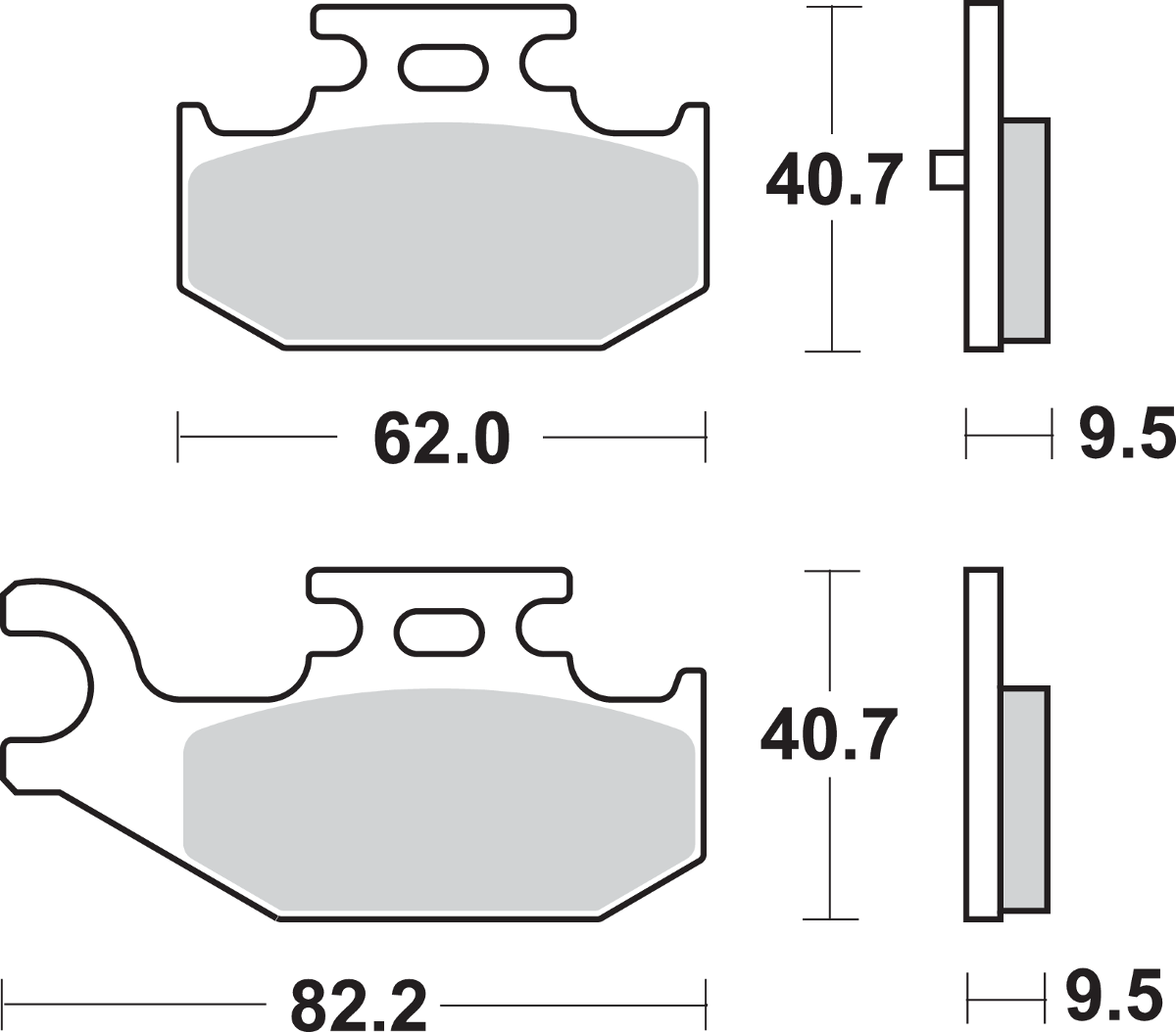 SBS Off-Road Sintered Brake Pads 816SI