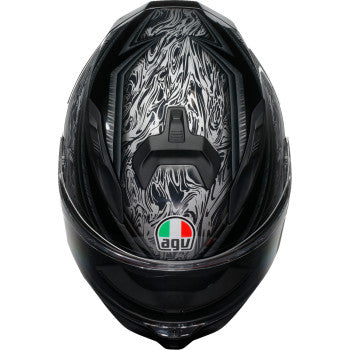 AGV K7 Helmet - Damascus - Black/Silver - XL 0101-17975