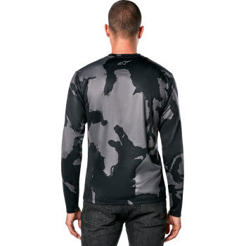 ALPINESTARS Performance Long-Sleeve T-Shirt - Black/Camo - XL 1214-71010-160-XL