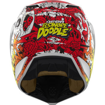 ICON Elsinore™ Helmet - Doodle 3 - White - 2XL 0104-3442