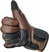 BILTWELL Borrego Gloves - Chocolate/Black - Large 1506-0201-304