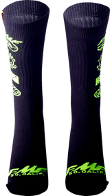 FMF Stacked Socks - Black - One Size SP22194904 3431-0733