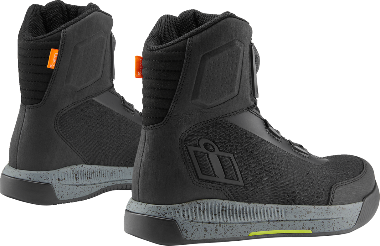 ICON Overlord™ Vented CE Boots - Black - Size 8.5 3403-1258