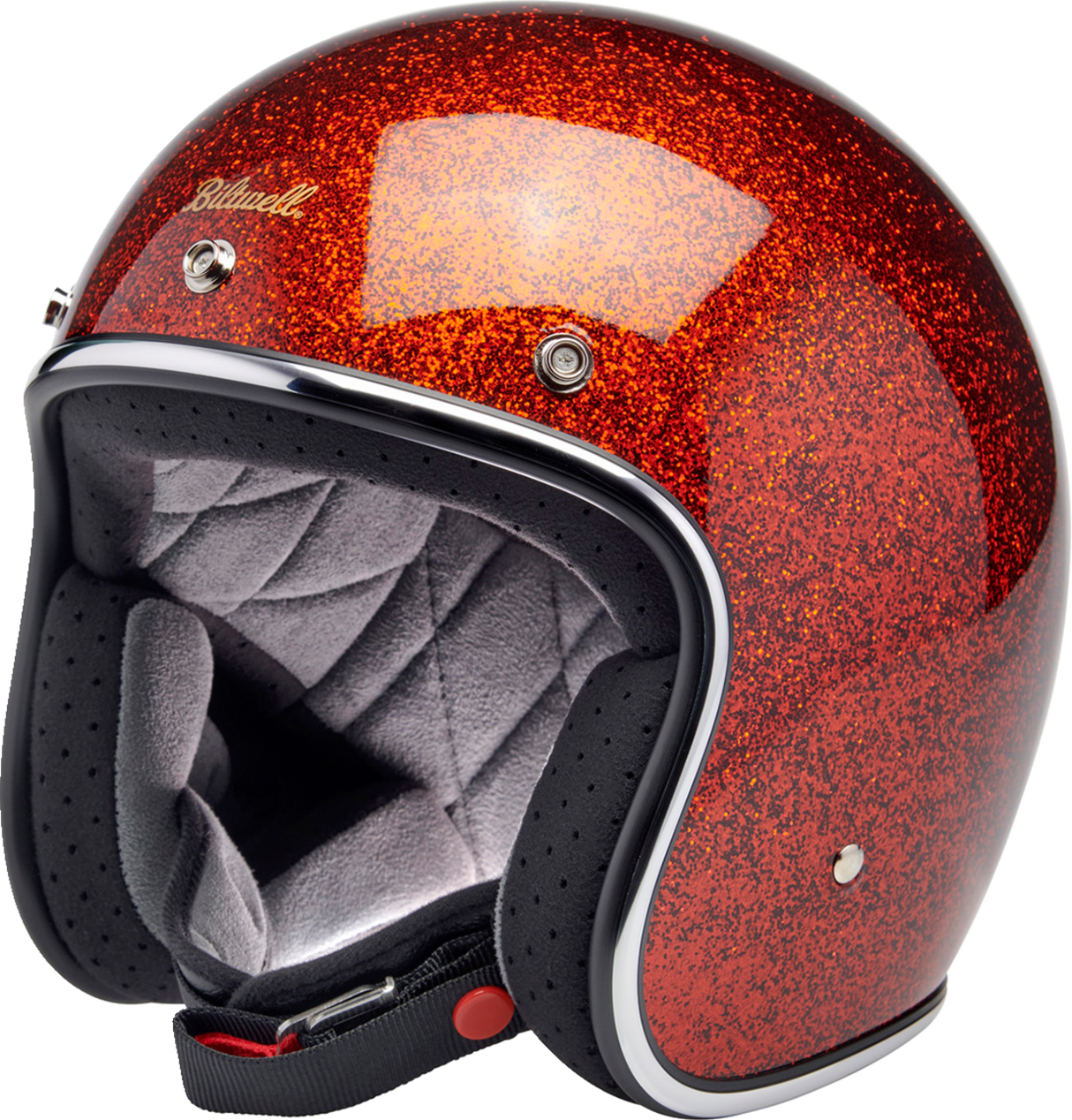 BILTWELL Bonanza Helmet - Rootbeer Megaflake - XS 1001-457-201